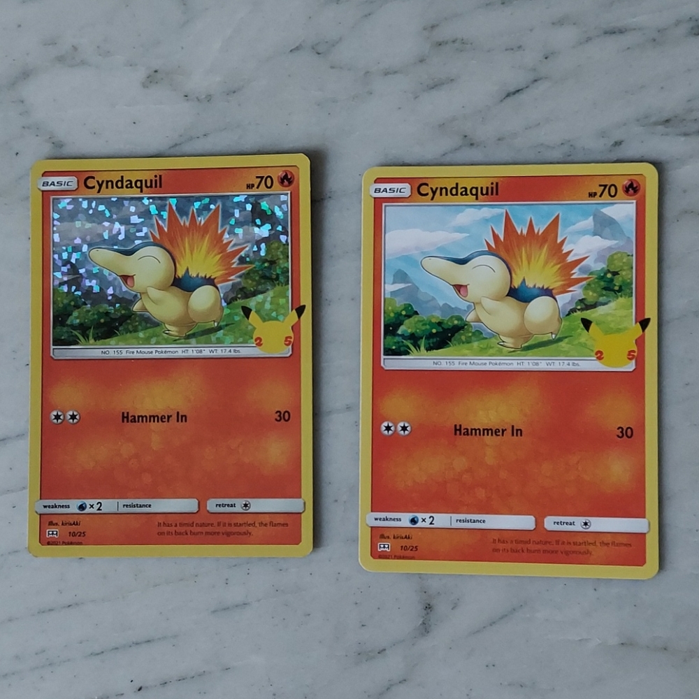 Cyndaquil Pokemon cards